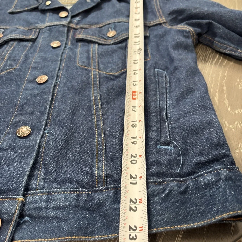 Vintage‎ 80's Levi Denim Trucker Jacket 70506-0216 USA Made Type 3 Sz 36 VTG